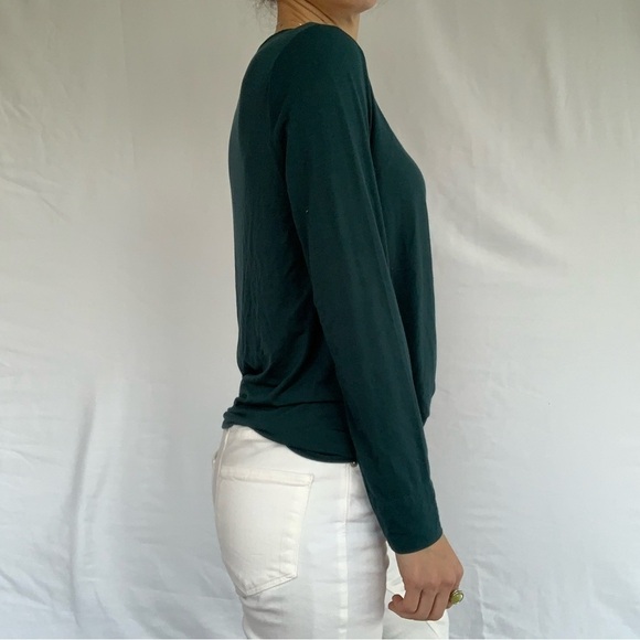Soma green crew neck blouse long sleeves Size S - Picture 10 of 15